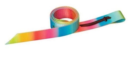 Patterned Poly Tie Strap with Holes