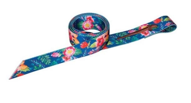 Patterned Poly Tie Strap with Holes
