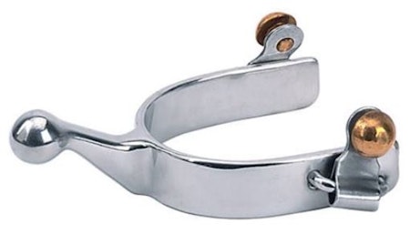SPUR,SS LADY 1" SH, 3/4" BD KB