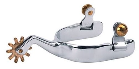 SPUR,SS LADY, 2" SHK, 1/2" BND