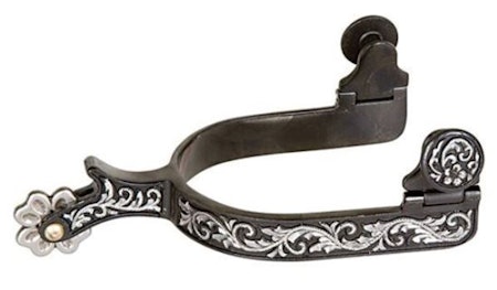 BK STEEL SHOW SPUR,4PT ROWEL