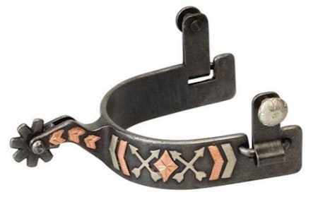 MENS ARW CRS CO ROWL SPUR,BK