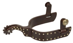 Men's Spurs with Replaceable Rowels, Dotted Accents