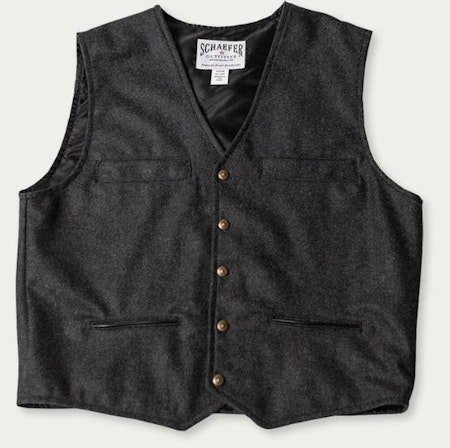 McCallin Vest Dark Charcoal