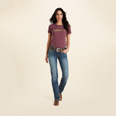 R.E.A.L. Mid Rise Michela Straight Jean