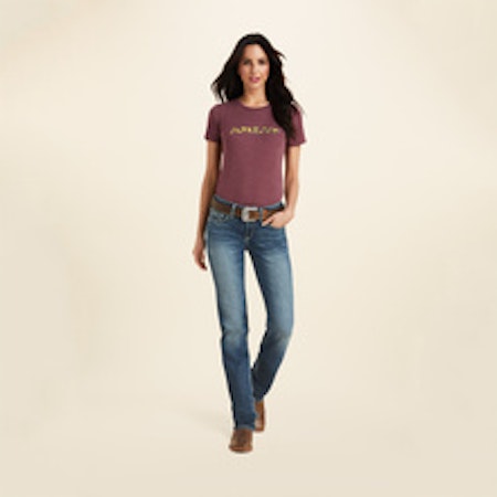 R.E.A.L. Mid Rise Michela Straight Jean