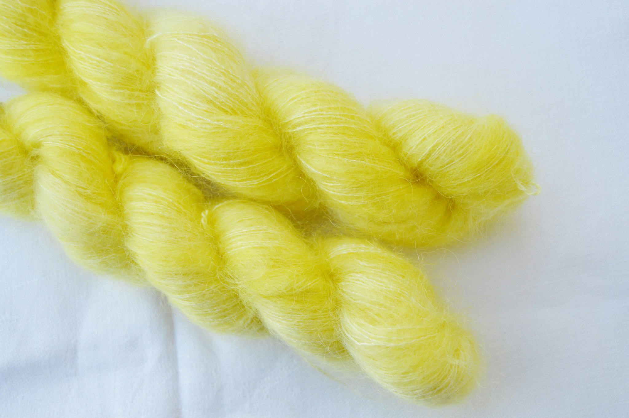 Silke/Mohair - Lemon