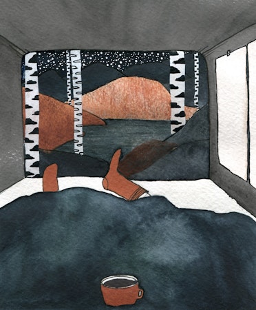 NIGHT IN THE VAN