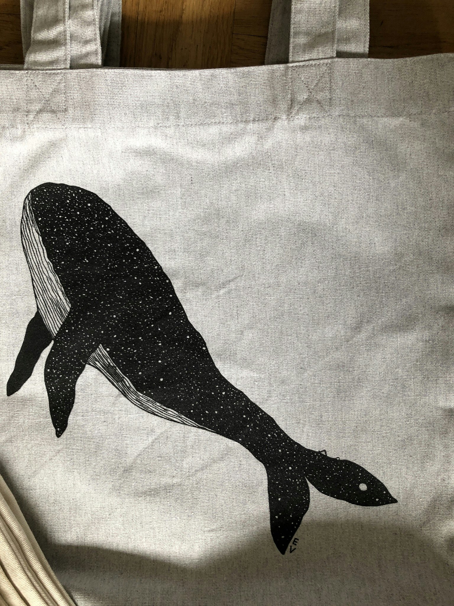 BIG WHALE TOTE BAG