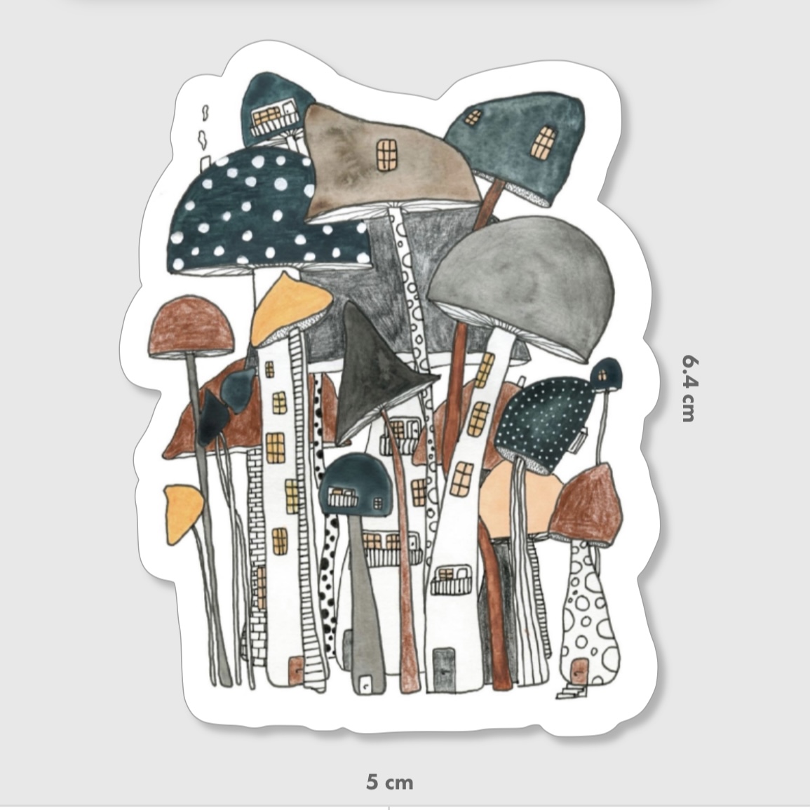 STICKERS (SET OF 8)