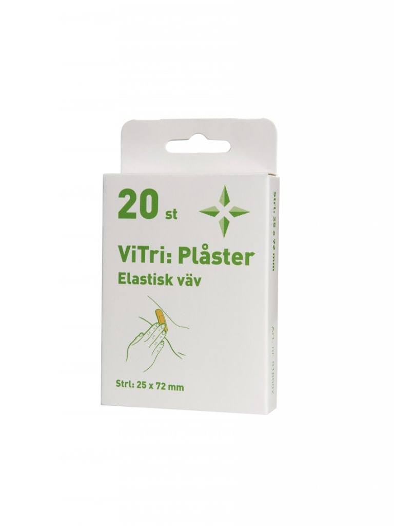 Plåster elastisk väv, 20 st/fp