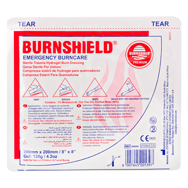 Burnshield kompress 20x20 cm