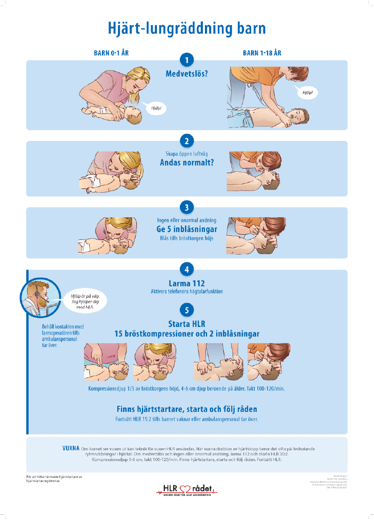 Handlingsplan Hjärt- lungräddning Barn