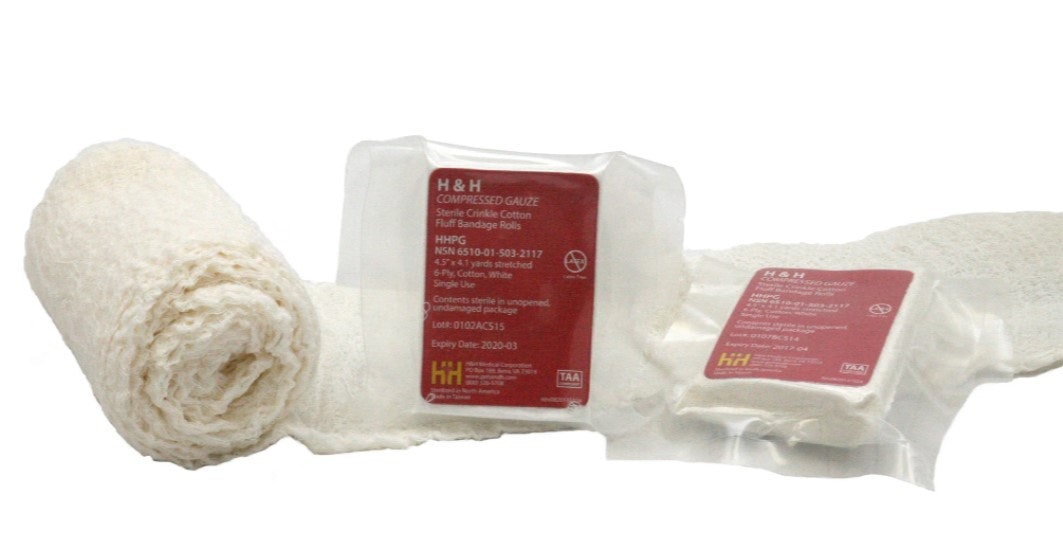 H&H Compressed Gauze, tamponeringsväv