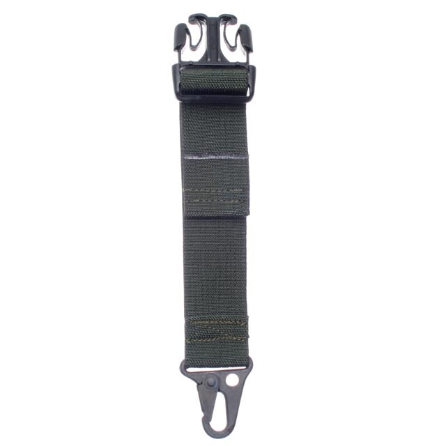Single point elastic weapon attachment