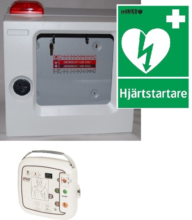 Hjärtstartarpaket CU Medical I-Pad SP1 (inomhus)