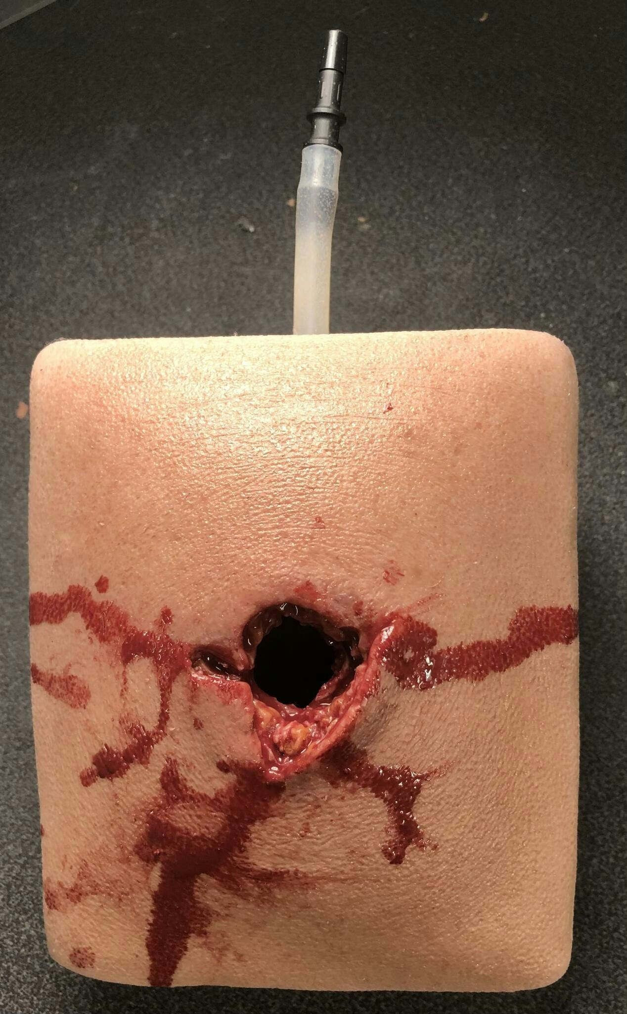 Sårskadesimulator skottskada