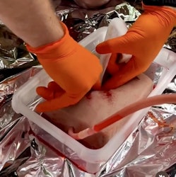 Sårskadesimulator knivstick