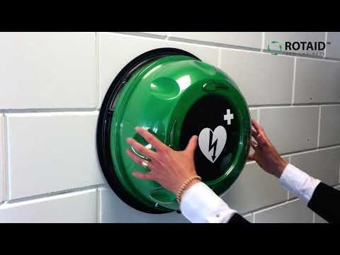 Rotaid AED plus inomhusskåp