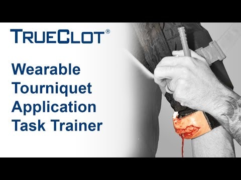 Tourniquet application trainer