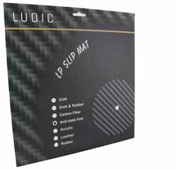 Ludic Audio Anti-static LP Mat Turntable No-static