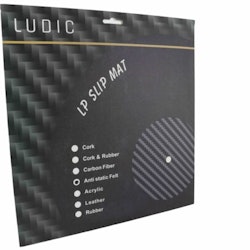 Ludic Audio Anti-static LP Mat Turntable No-static