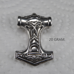 Tors Hammare 2. Ca: 20 gram. 92,5 Sterling silver.