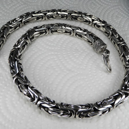 Kejsarlänk 10 mm. 92,5 Sterling Silver. Handsmide.