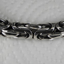 Kejsarlänk 10 mm. 92,5 Sterling Silver. Handsmide.