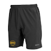 Svarta shorts för pickleball med Smashify logga i guld. Shorts i herrmodell med ficka som även är lämpliga som padelshorts, badmintonshorts, innebandyshorts