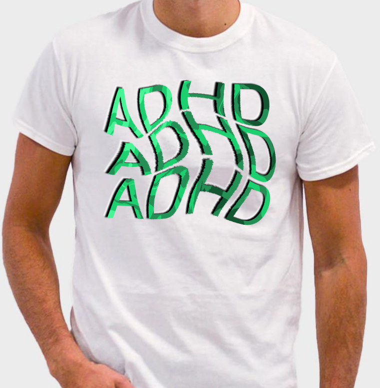ADHD - T-shirt - Kl-art