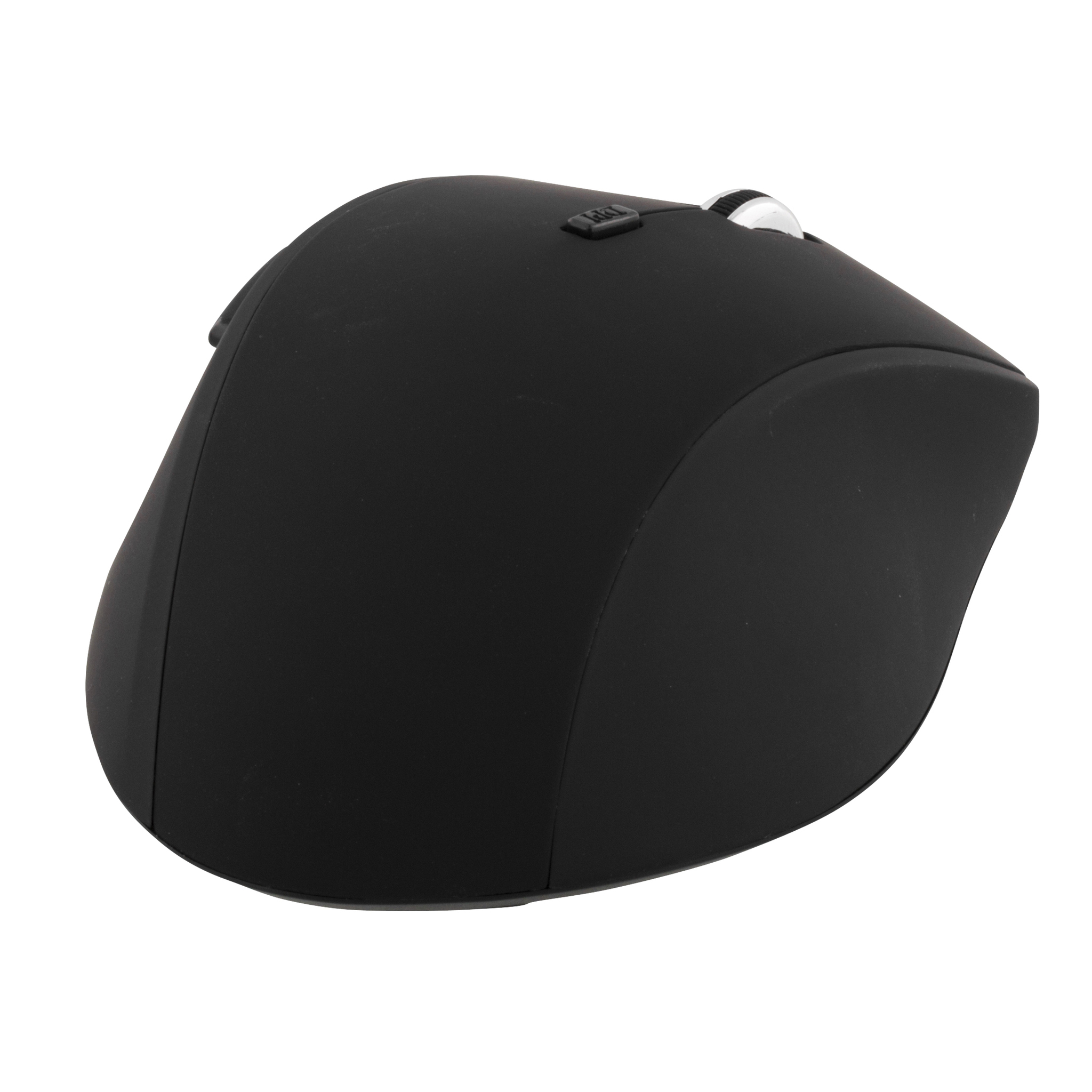 Deltaco Trådløs optisk mus, 5 knapper med scroll, 1600 DPI, USB nano-mottaker, 10m, svart