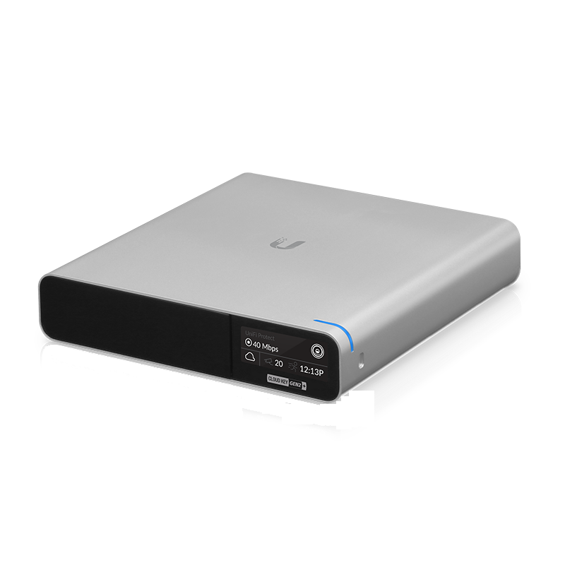 Ubiquiti UniFi Cloud Key Controller Gen2 Plus, 1TB HDD, PoE, QC 2.0 USB-C, silver