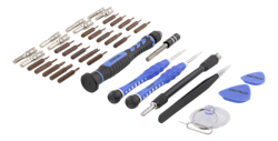 Deltaco Smartphone Repair Kit, 38 deler, Presisjon CRV,blå