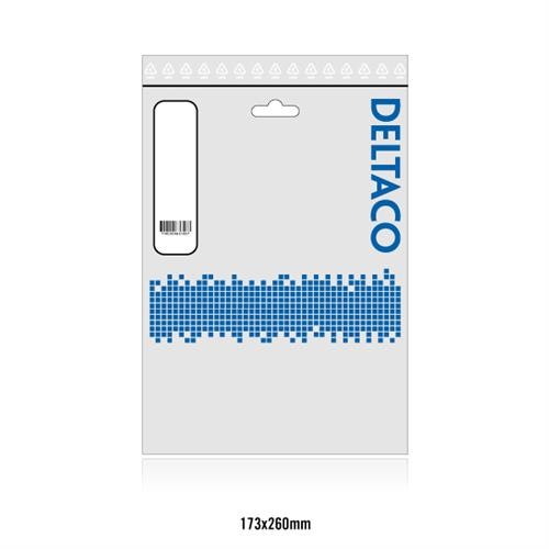 Deltaco RJ45 connector for patch kabel, Cat6a, skjermet, inntak inkl., 20pk.