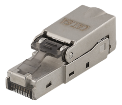 Deltaco RJ45 plug Cat6A, shielded, tool-less, metal