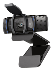 Logitech C920e Webcam, colour, 1080p, audio, USB 2.0, black