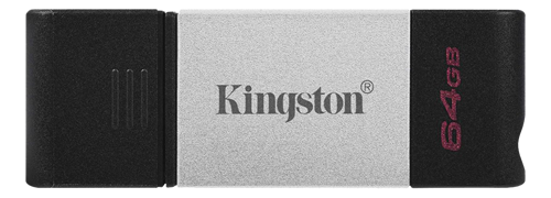 Kingston DataTraveler 80 - USB-flashstasjon - 64 GB - USB 3.2 Gen 1 / USB-C