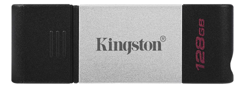 Kingston DataTraveler 80 - USB-flashstasjon - 128 GB - USB 3.2 Gen 1 / USB-C