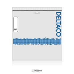 Deltaco S/FTP Cat7 patchkabel, 15 m, 600MHz, Delta-sertifisert, LSZH, svart