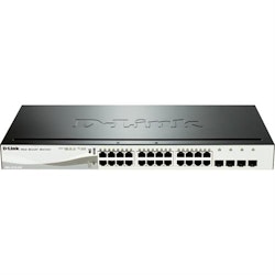 D-Link DGS-1210-24P, 24xRJ45, 4xSFP, Smart Managed Gigabit Switch, Layer 2, 193W PoE, Web GUI