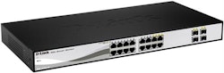 D-Link DGS-1210-16, 16xRJ45, 4xSFP, Smart Managed Gigabit Switch, Layer 2, Web GUI