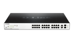 D-Link DGS-1210-26, 24xRJ45, 2xSFP, Smart+ Managed Gigabit Switch, Layer 2, Web GUI
