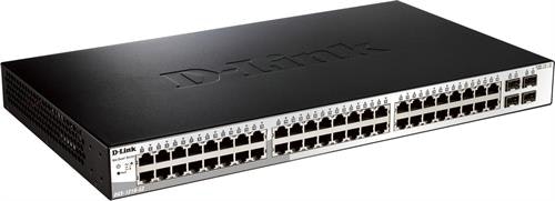 D-Link DGS-1210-52, 48xRJ45, 4xSFP, Smart+ Managed Gigabit Switch, Layer 2, Web GUI