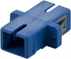 Deltaco FBP-1035 Adapter, fiber, SC-SC, singlemode, simplex, keramisk, plast