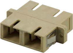 Deltaco FBP-1039 Adapter, fiber, SC-SC, multimode, duplex, keramisk, plast