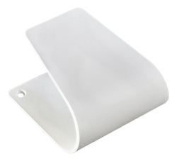 Deltaco e-Charge kabelholder i metall, hvit