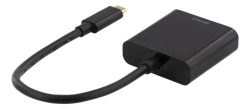 Deltaco USB-C til HDMI adapter, 4096x2160 30Hz, svart