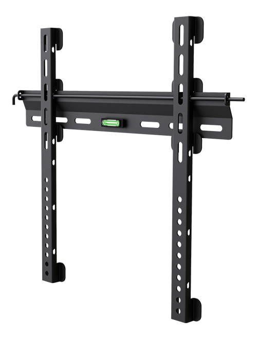 Deltaco Fixed ultra slim wall mount for monitor/tv, 32-55", anti-theft, max 55 kg, black