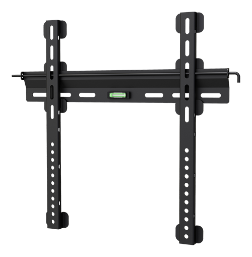 Deltaco Fixed ultra slim wall mount for monitor/tv, 32-55", anti-theft, max 55 kg, black